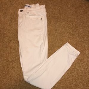 Express White Mia Mid Rise Jean Legging